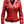Women Slimfit Red Leather Jacket