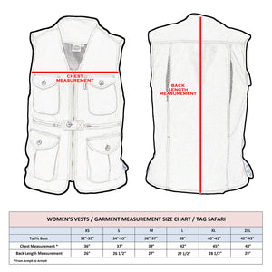 Vent Back Livingstone Vest for Women - Khaki