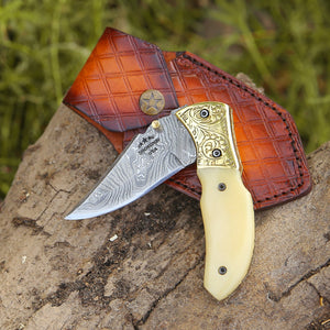 Marshal Gentleman's Folding Knife with Bone Handle