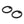 M-Tac Military Dog Tag Rubber Silencers (Pair)