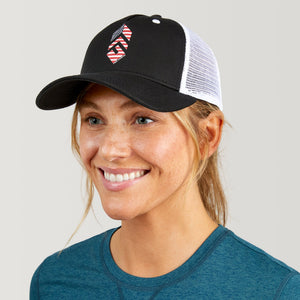 Free Country Five Panel Cotton Twill Trucker Hat