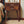 Solid Wood Chestnut T-Bar Nightstand, 2-Drawers, Nordic Legs