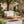 Outdoor Acacia Wood and Iron Loveseat and Coffee Table Set with Cushions, Teak