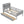 Platform Bed With LED Light, Multi Functional Headboard, Guardrail And 2 Drawers