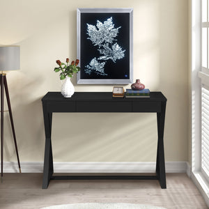 Nalo Console Table - Charcoal