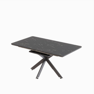 Modern Mid-Century Dining Table Set With Extendable Design