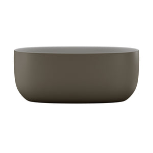 51'' Freestanding Bathtub Resin Stone Soaking Bathtub