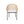 Outdoor Wicker Chair with Powder Coated Iron Legs