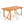 7 Pieces Acacia Wood Outdoor Dining Set with Cream Cushions