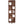 6 Tier Narrow Corner Bookshelf Storage For Living Room - Brown