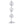 Vandy - 3 Light Curvy Table Lamp With Orb Shades - Chrome