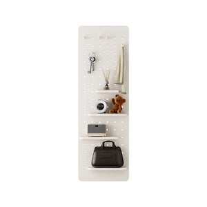 Wall Mounted Full Length Mirror With Shelf And Hook