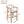 Outdoor Counter Height Bar Stools Set of 2 with Cushions