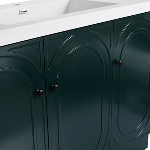 Modern Freestanding Bathroom Vanity With Soft Close Cabinet Doors