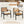 Modern 7-Piece Dining Set with Acacia Wood and Iron Frame
