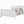 Louis Philippe III White Finish Queen Bed
