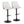 Gianna - Mid Century Modern Adjustable Barstool, Swivel With Rounded T Footrest (Set of 2)
