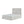 Canter Tall Headboard Upholstered Bed in Pearl White Chenille, Queen Size