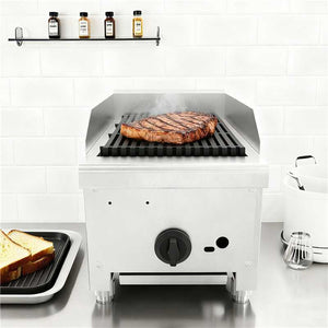 12 Inch Commercial Gas Lava Rock Charbroiler