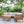 Wood Structure Outdoor Sofa Set with Beige Cushions