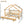 Twin Size Wood Treehouse Bed with Soft Cushion Rails