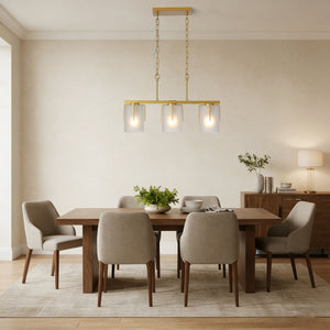 Adjustable Cylindrical Pendant Light