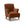 Eloise 30' Pleated Sock Arm Accent Armchair, Burnt Orange Performance Velvet