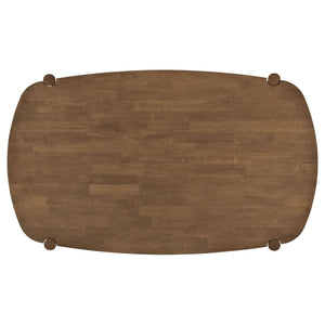 Whisten - Dining Set With Rounded Tabletop And Upholstered Chairs