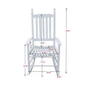 Wooden Porch Rocker Chair, Without Mat