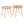 Pebble - Mid-Century Modern Side Table Set - Natural