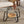 Retro Minimalist Style Metal Frame Double Layer Tempered Glass Coffee Table