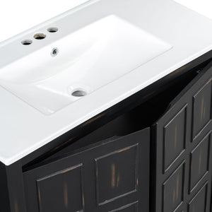 Bathroom Vanity Organizer With Sink, Combo Cabinet Set, Bathroom Storage Cabinet
