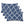 4 Pack Outdoor Lumbar Pillow with Inserts - Navy Trellis