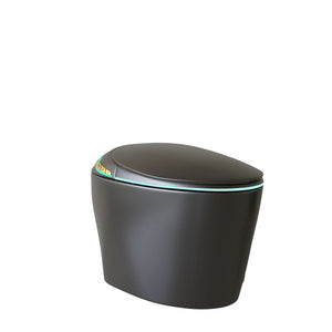 Unique Smart Toile With Built In Bidet, Auto Open / Close Seat, Foot Sensor, LED Display, Night Light, Warm Water & Dryer Ceramic