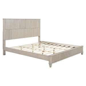 Platform Bed Frame & Tall Headboard