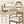 5 Piece Round Patio Table & Cushioned Armrest Chairs, Outdoor Dining Set With Umbrella Hole