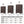 3 Piece ABS Spinner Wheel Luggage Set - Brown