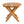 Patio Conversation Set with Foldable Acacia Wood Side Table and Cushions