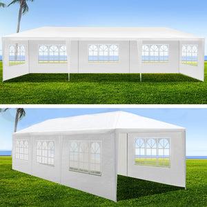 10X30' Wedding Party Canopy Tent Outdoor Gazebo With Removable Sidewalls