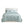 4 Piece Cotton Reversible Embroidered Quilt Set with Throw Pillow Aqua King/Cal King