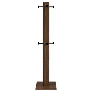 Rawlins - Coat Rack With 8 Hooks - Walnut