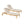 Riviera Outdoor Chaise Lounge with Wheels, Acacia Wood Frame (Set of 2)