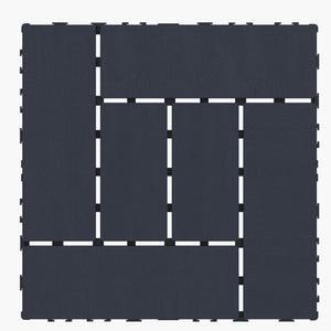 Patio Diy Module Interlocking Decking Tiles Floor, Outdoor And Indoor, Easy And Quick Installation