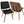 Lombardi - Mid-Century Modern Dining / Chair (Set of 2) - Walnut / Black