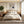 Queen Size Upholstered Bed Frame with Velvet Fabric Thick Headboard