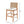 Outdoor Acacia Wood Bar Stools (Set of 2)