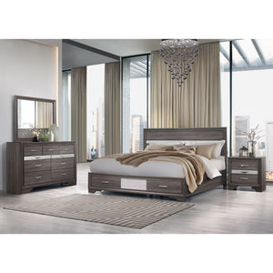 Ryder - Sparkle Nightstand - Gray