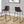 Bar Height Office Chair with Curved Backrest and Leather-Look Upholstery