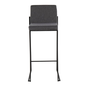 Fuji - Contemporary High Back Barstool Elegant Design