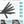 Lounge Chair Outdoor, HDPE Chaise Lounge with Wheels and 5-Position Recliner